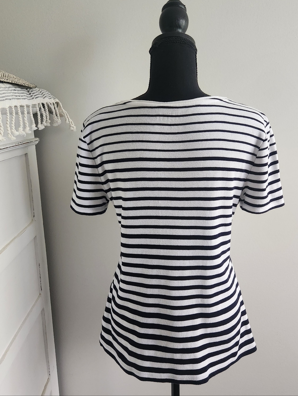 TALBOTS STRIPED TEE - Picture 4 of 5